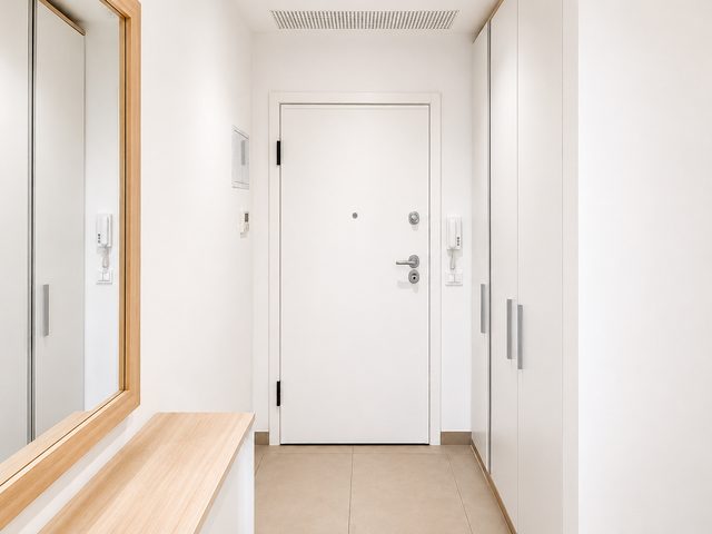 Elegant three-room apartment renovated with city view — 4