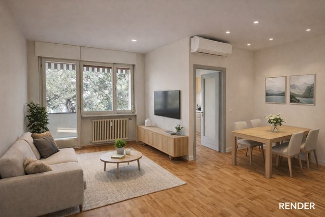 Customisable three-room apartment with great potential — 2