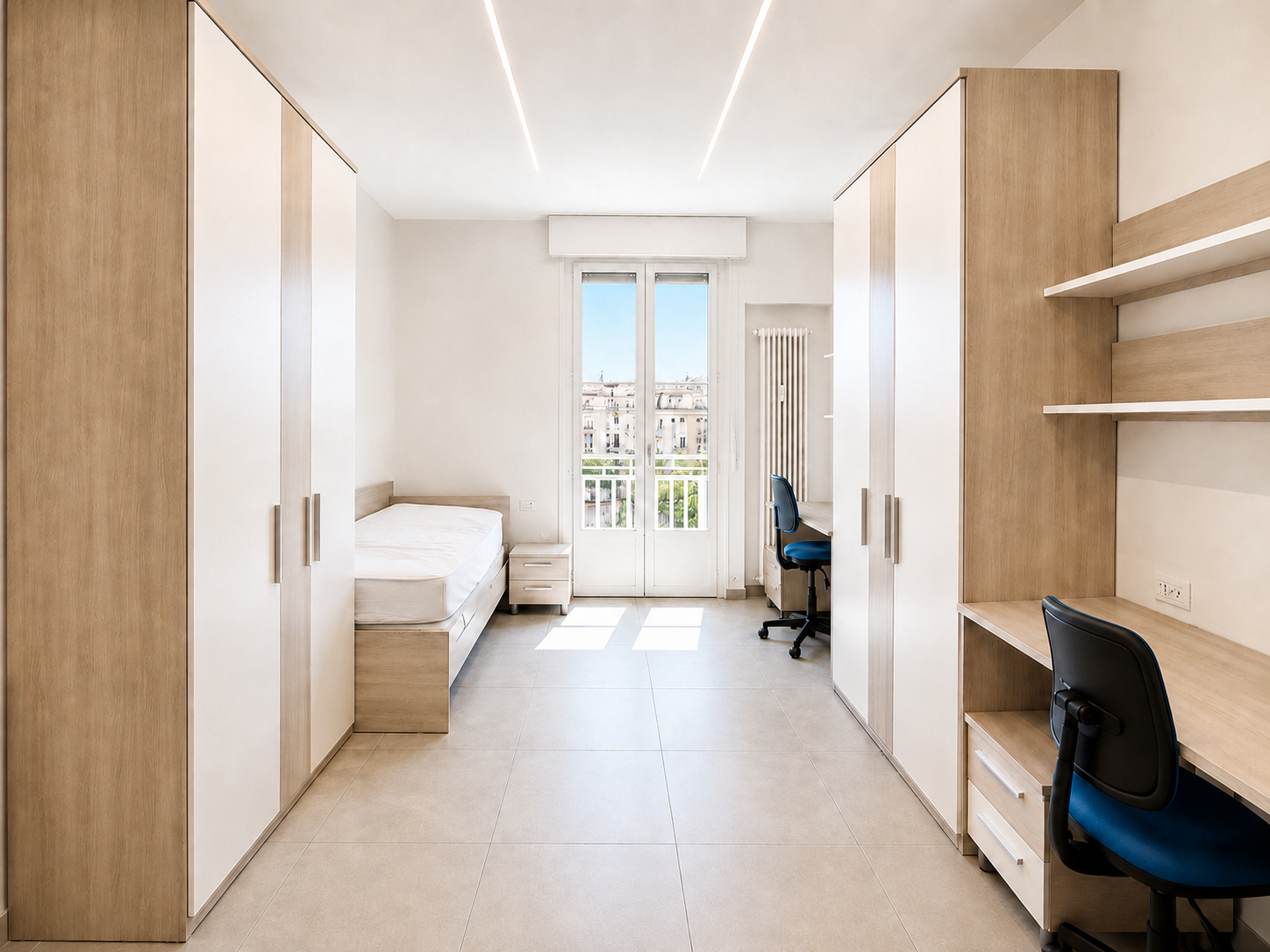 Elegante trilocale ristrutturato con vista sulla città — 2